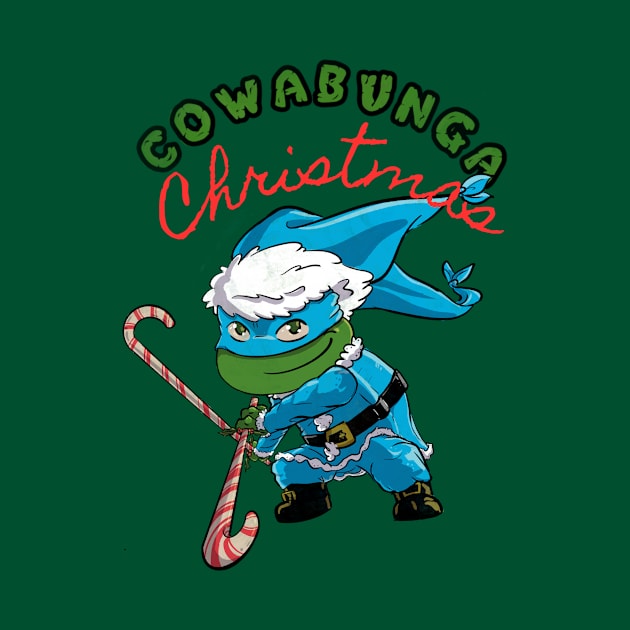 COWABUNGA CHRISTMAS LEO! by TLareauArt