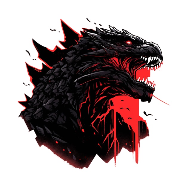 godzilla by piratesnow