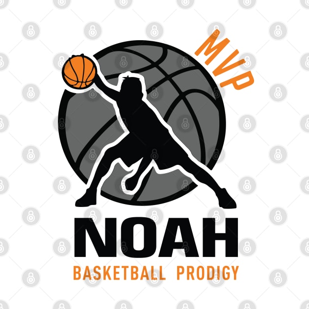 Noah MVP Custom Player Basketball Prodigy Your Name by Baseball Your Name