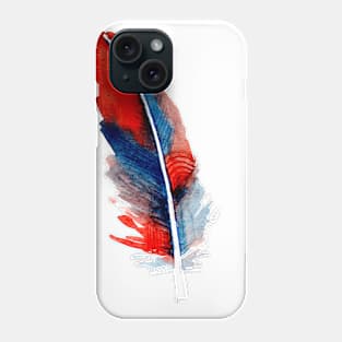 patriotic feather Phone Case