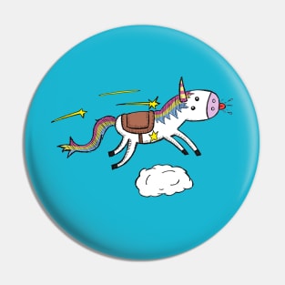 Funny Unicorn Pin