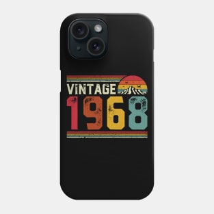 Vintage 1968 Birthday Gift Retro Style Phone Case