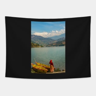 Himalayan View. Tapestry