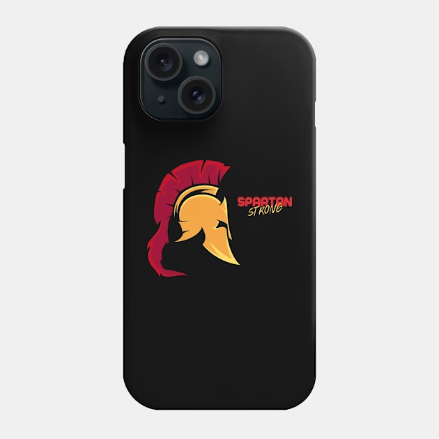 Spartan Strong Phone Case by MariooshArt