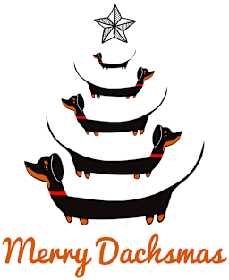 Dachshund Christmas Tree Shirt - Merry Dachsmas Wiener Dog Magnet