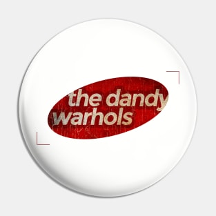 The Dandy Warhols - simple red elips vintage Pin