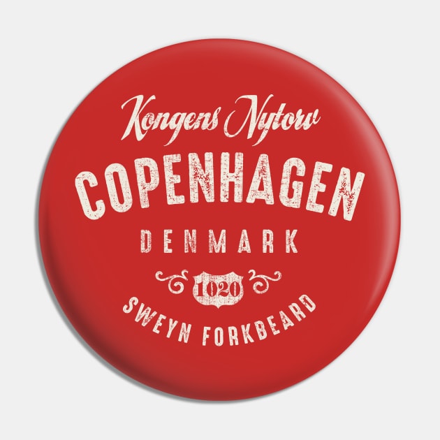 Copenhagen Denmark Pin by Designkix