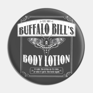 Buffalo Bill's Body Lotion 1991 Pin