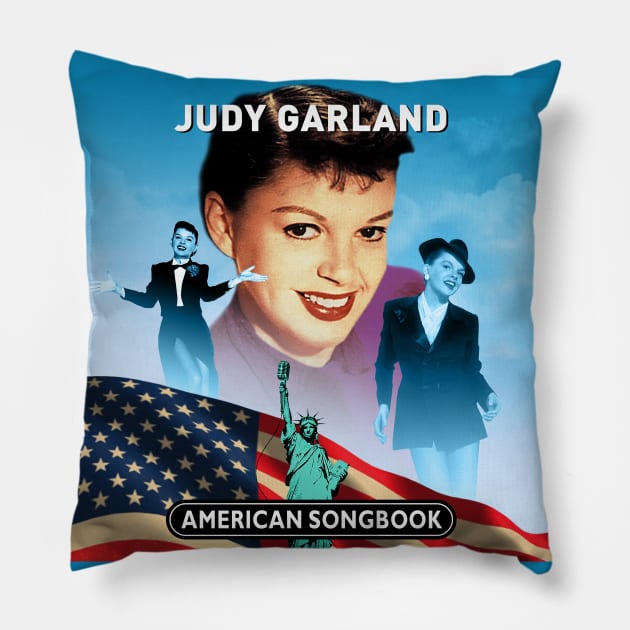Judy Garland - American Songbook Pillow by PLAYDIGITAL2020