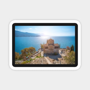 Church on the lake in Ohrid, North Macedonia Magnet