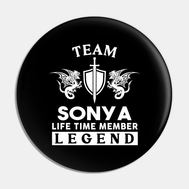 Sonya Name T Shirt - Sonya Life Time Member Legend Gift Item Tee Pin by unendurableslemp118