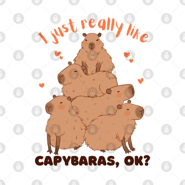 I just really like capybaras OK by Yarafantasyart