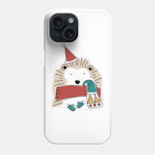 Cute handdrawn Hedgehog Phone Case