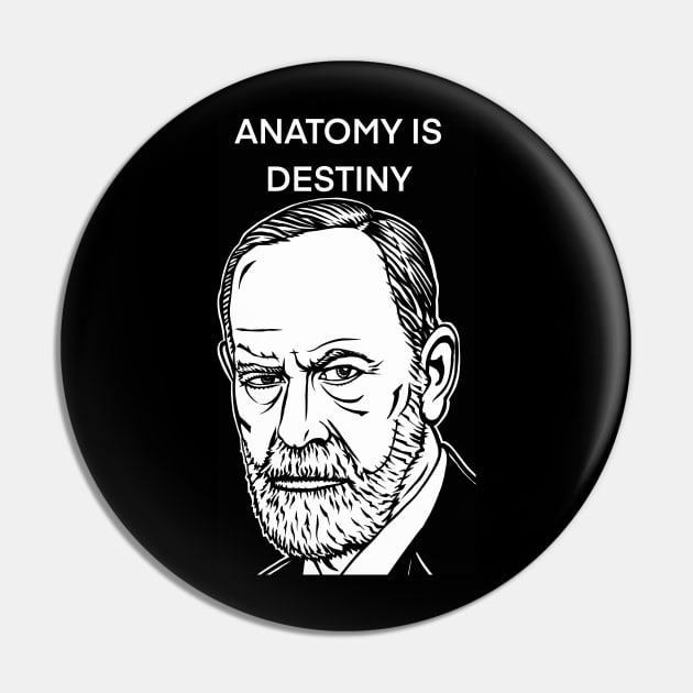 SIGMUND FREUD quote .4 - ink portrait Pin by lautir