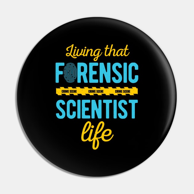 Forensic Scientist Gifts Pin by Crea8Expressions