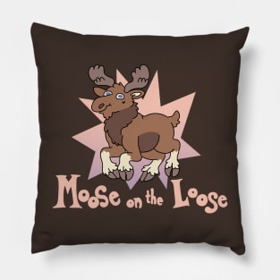 Moose on the Loose Pillow