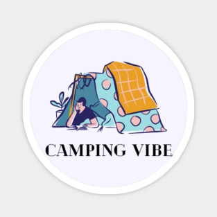 Camping vibe Magnet