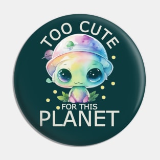 cute alien Pin