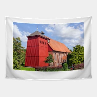 Church, Mittelkirchen, Altes Land, Lower Saxony, Germany Tapestry