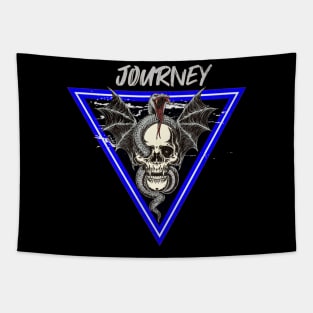 skull in triangle v3 Tapestry