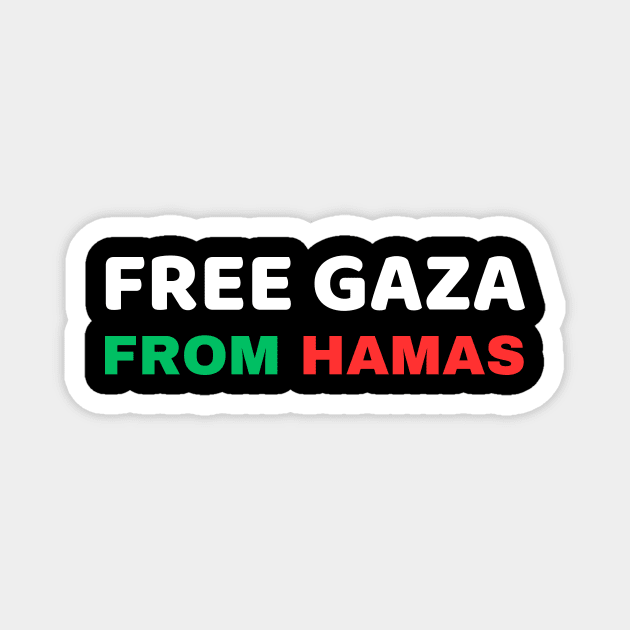 FREE GAZA FROM HAMAS Magnet by ProPod