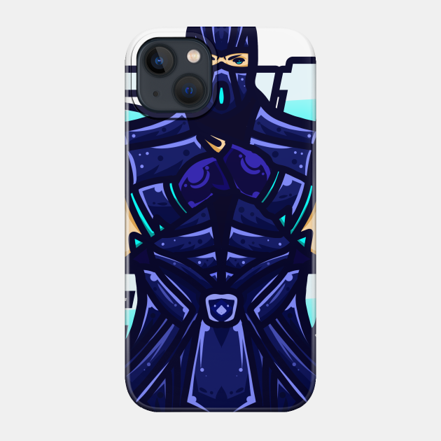 Sub-Zero Ilustrations - Sub Zero Mortal Kombat - Phone Case