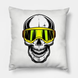 Ski goggles Skull Pillow