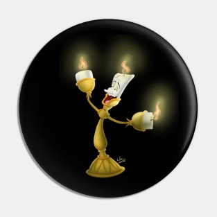 candle from Beauty and the Beast movie Pin