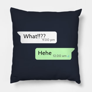 Lazy Whatsapp Chat Pillow