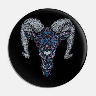 Goat Ornate Pin