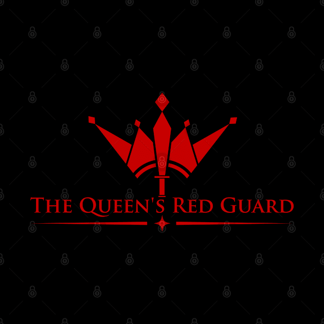 Queen's Red Guard Official Logo by Isabelle Olmo's Merch