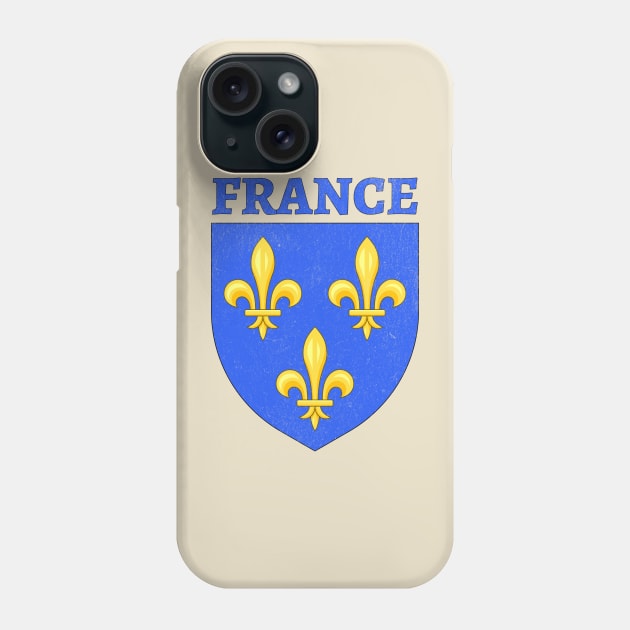 French Coat of Arms Phone Case by SunburstGeo