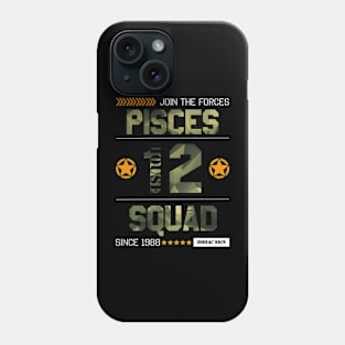 Zodiac Majesty Pisces Squad Camo Phone Case