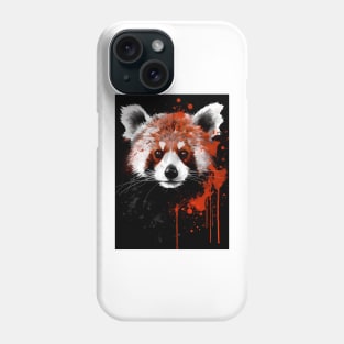 Red Panda Ink Painting Phone Case