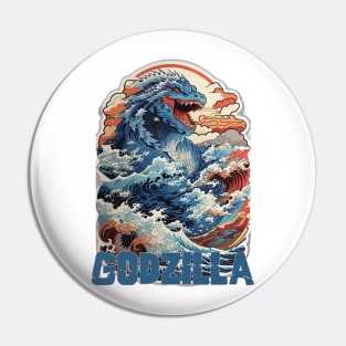 Godzilla Pin