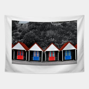 Bournemouth Beach Huts Dorset England Tapestry