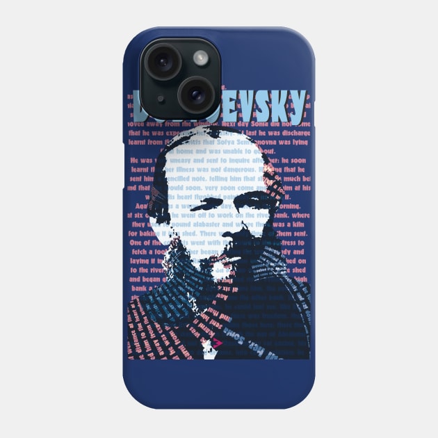 Fyodor Dostoevsky Phone Case by Exile Kings 