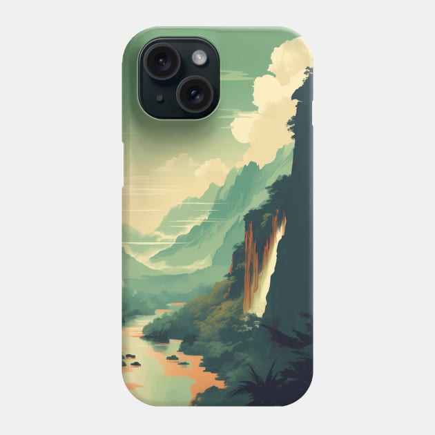 Vietnam Retro Travel Style Phone Case by Retro Travel Design