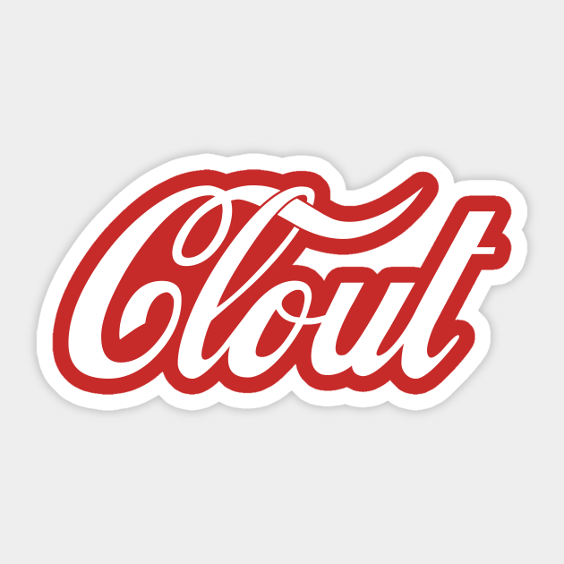Clout Clout Sticker Teepublic Meme stickers snapchat stickers tumblr stickers phone stickers cool stickers printable stickers preppy stickers vsco homemade stickers. clout
