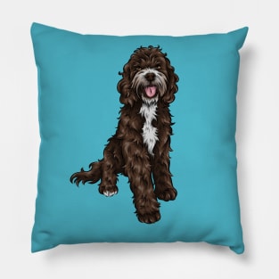 Cute Sproodle Dog Pillow