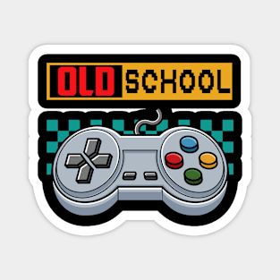 Video Game Old School New School Gaming Gift For Boys Kids Magnet