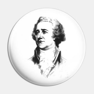 ALEXANDER HAMILTON Pin