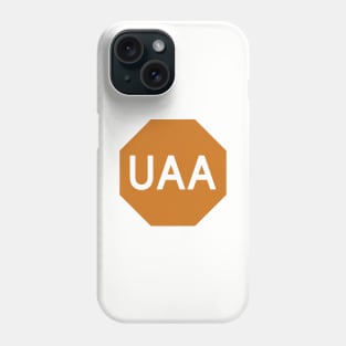 Ochre Stop Codon Sign RNA UAA Phone Case