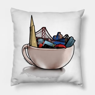 San Francisco Coffee Pillow