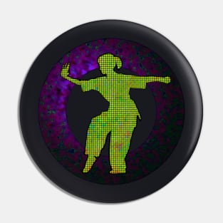 Tai Chi  Purple Emblem Pin