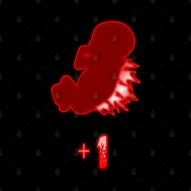 Gojira: + 1  Dorsal Fetus Red by geodesyn