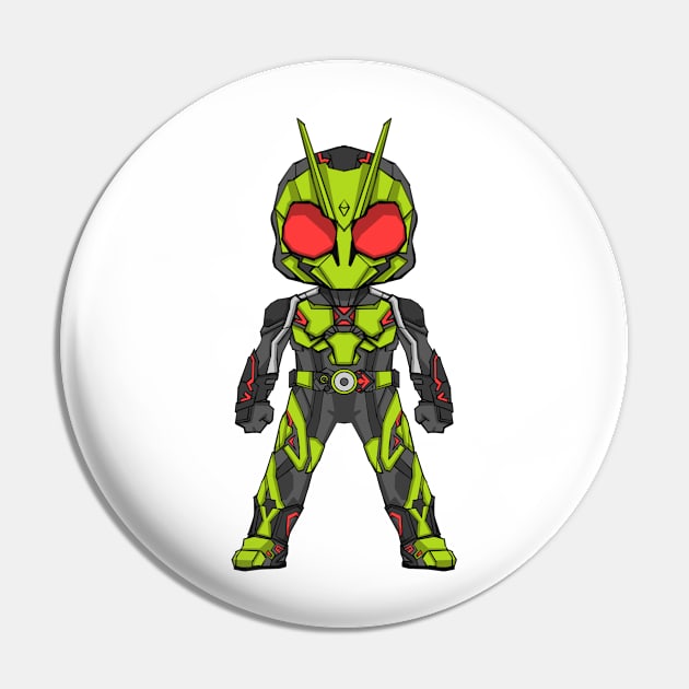 Kamen Rider Zero One T-Shirt Pin by oliver artwork