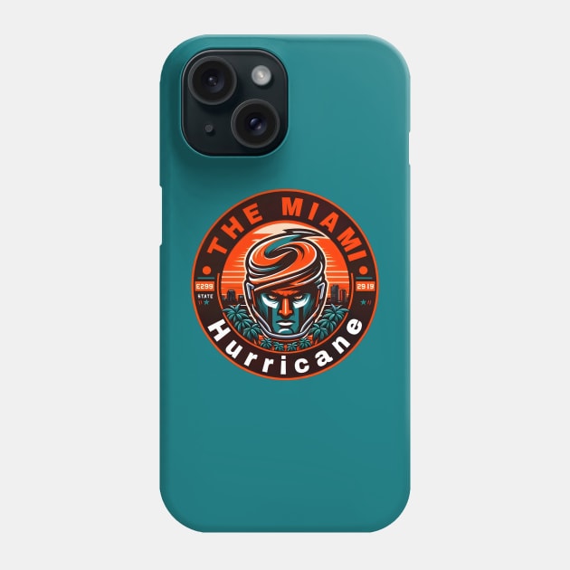 Miami Hurricane Wonderland Phone Case by TeeVee