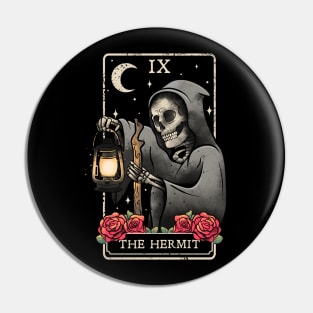 The Hermit Tarot Card Occult Witchcraft Esoteric Goth Gothic Pin