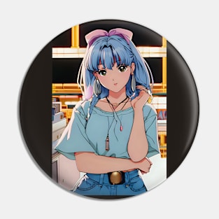 90s style anime girl nineties anime girl Pin